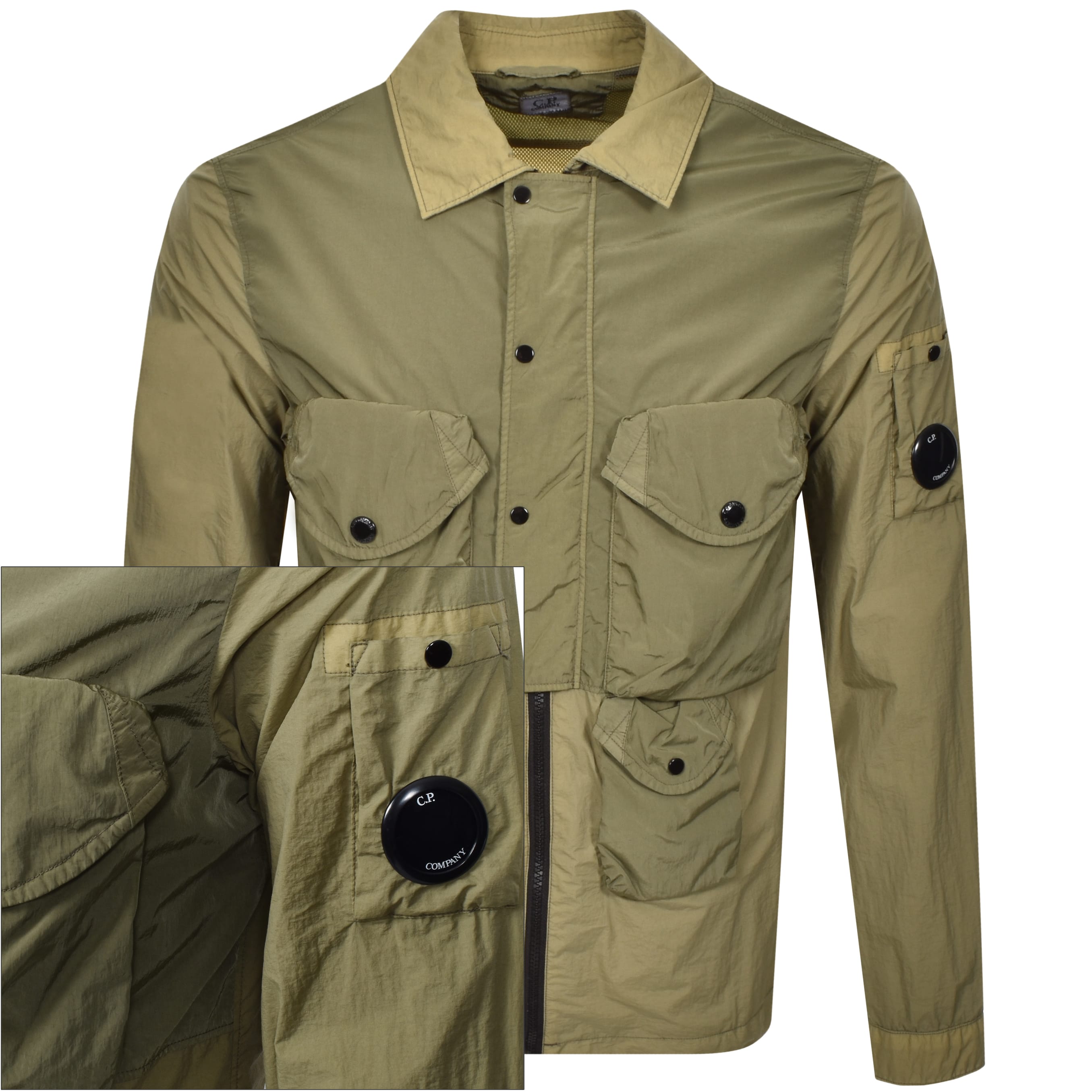 Alternative Image for ProductCP Company Overshirt Jacket Green1